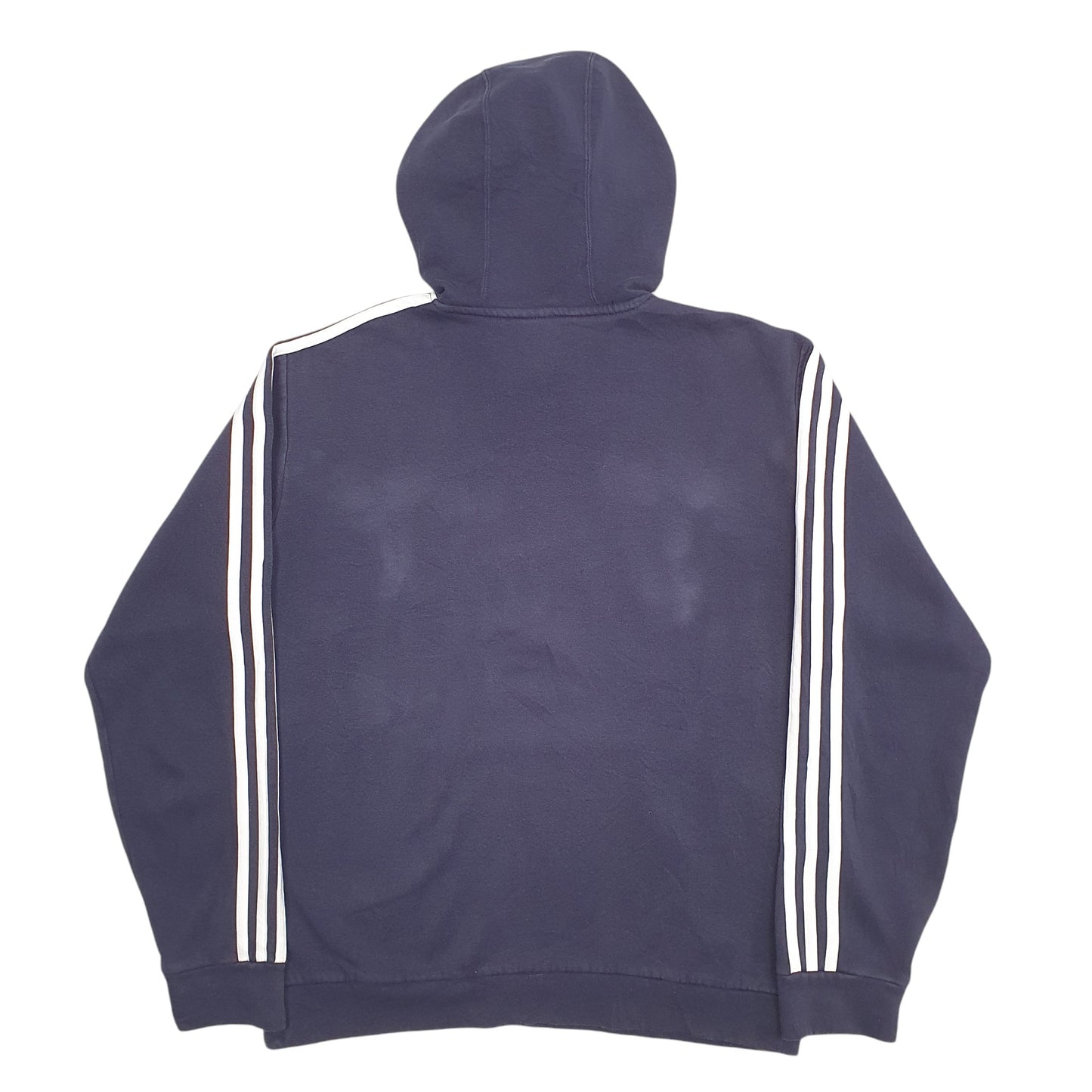 Mens Navy Adidas Spellout Hoodie Jumper