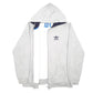 Mens Grey Adidas Hoodie Full Zip Jumper