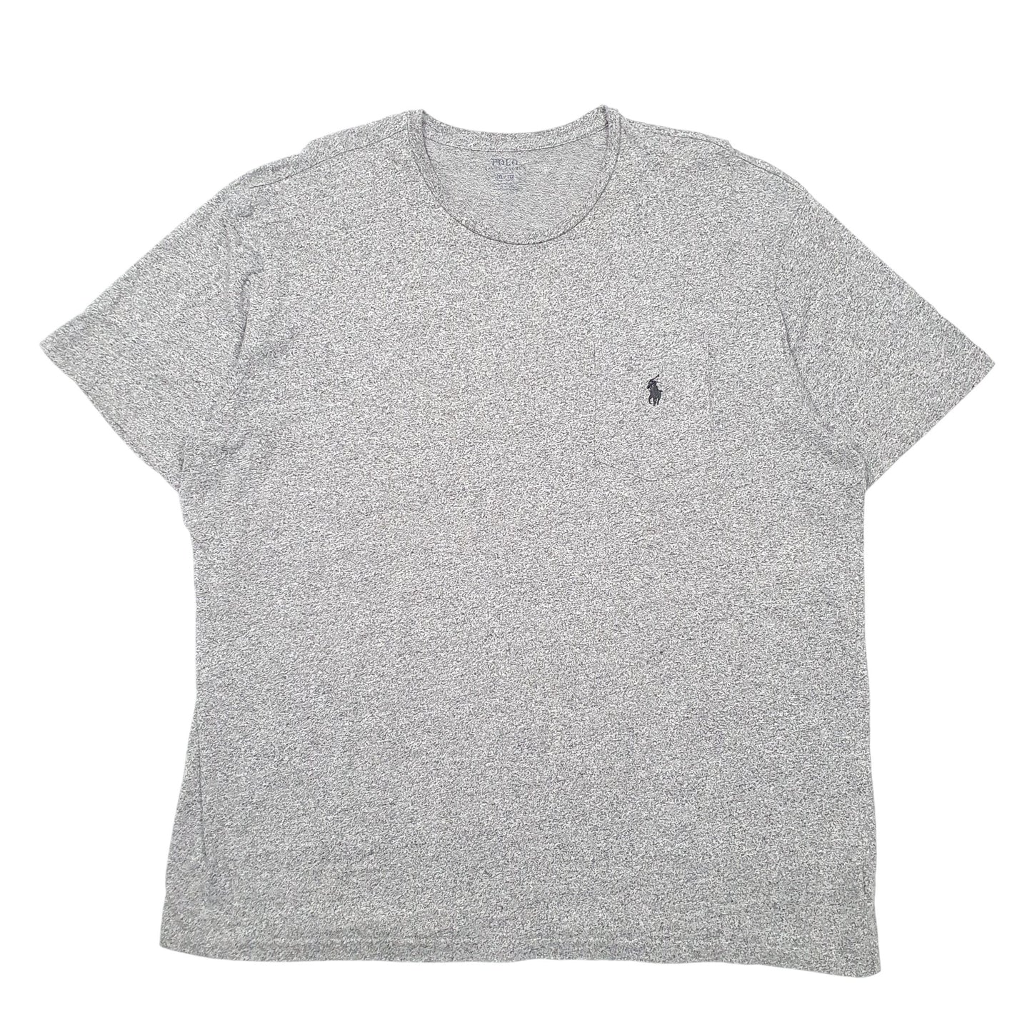 Mens Grey Polo Ralph Lauren Pocket Short Sleeve T Shirt