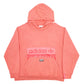 Mens Pink Adidas Spellout Hoodie Jumper