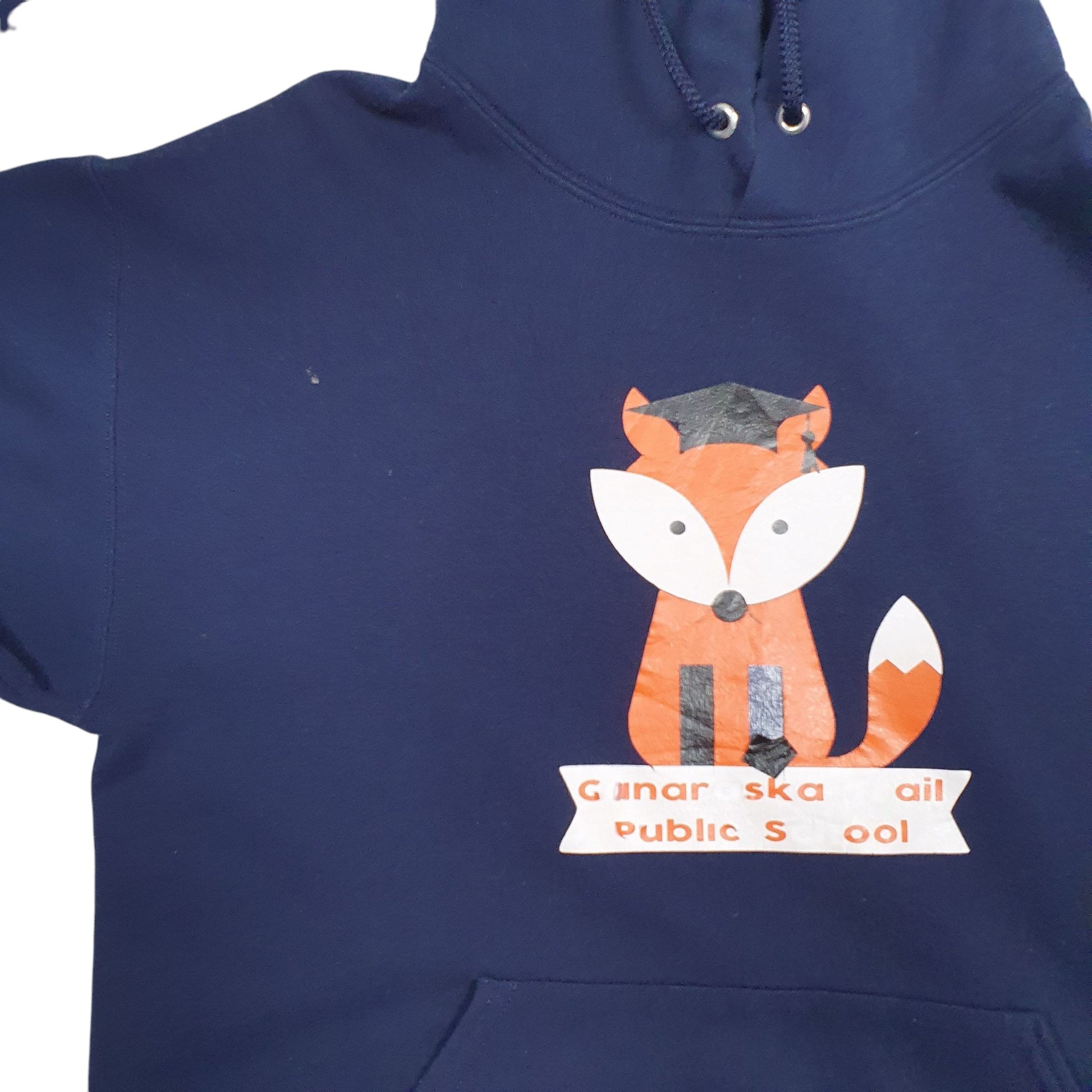 Womens Navy Jerzees  Hoodie Jumper