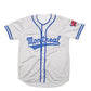 Mens Grey Unbranded MLB Baseball Jersey Montreal Royals Short Sleeve T Shirt