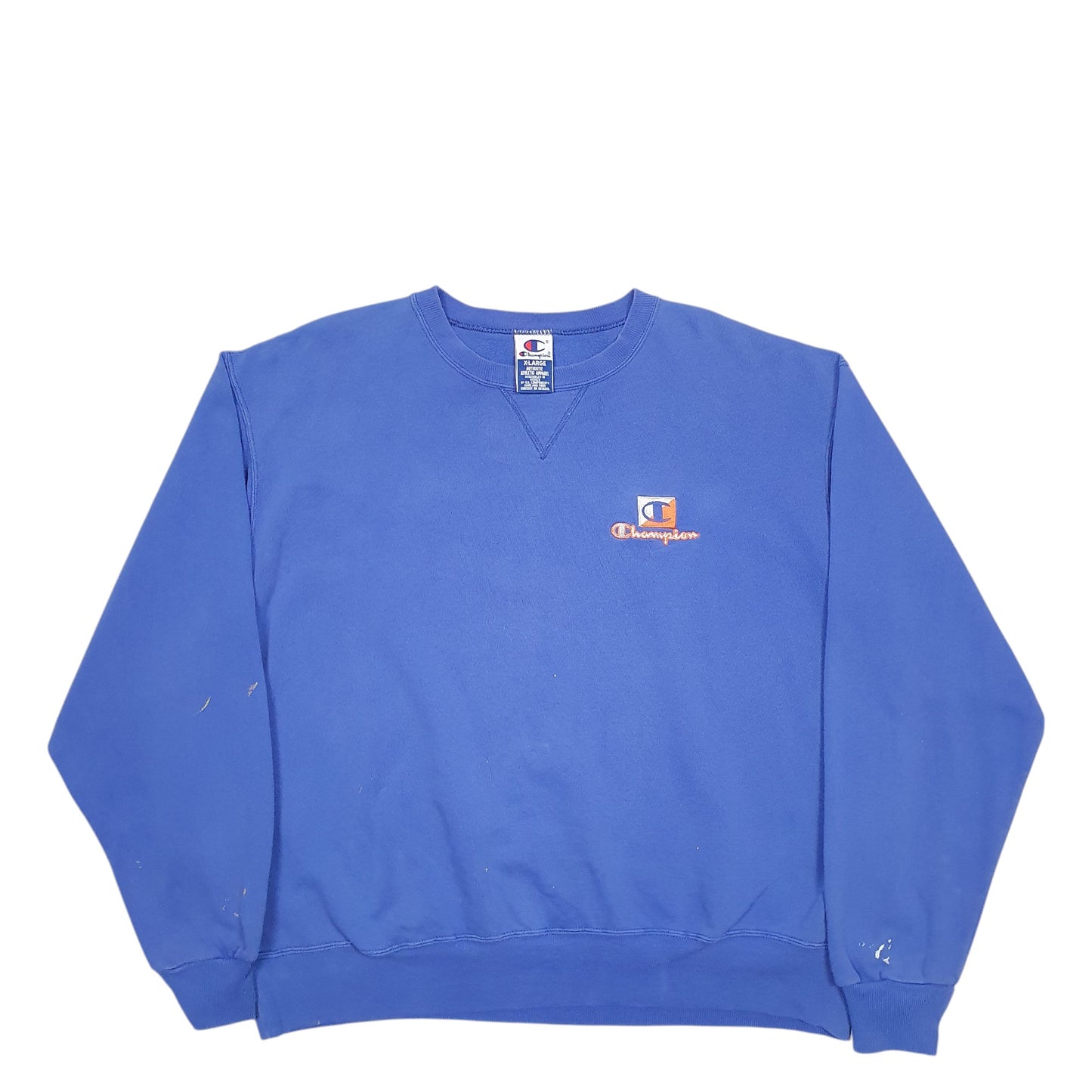 Mens Blue Champion Vintage 90's Crewneck Jumper