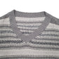 Womens Grey American Eagle Knit V Neck Jumper
