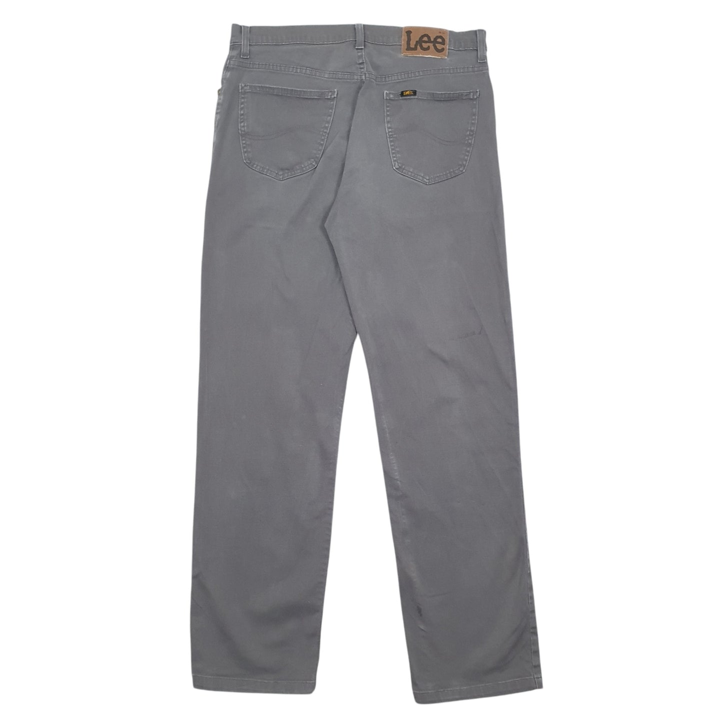 Mens Grey Lee  Chino Trousers