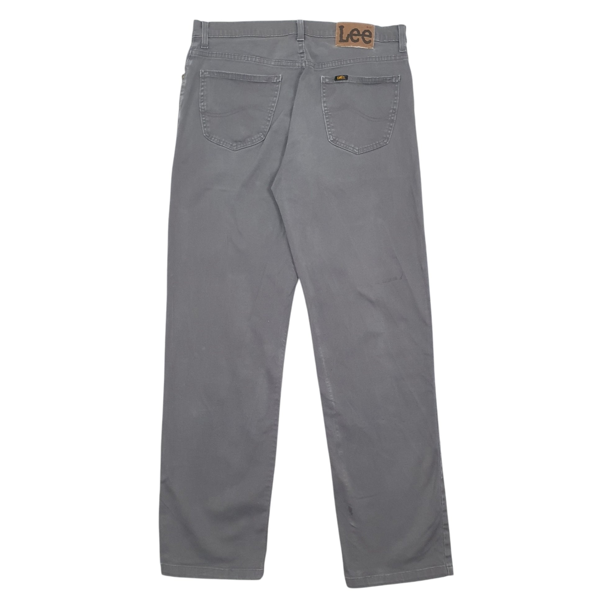 Mens Grey Lee  Chino Trousers