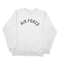 Mens Grey Campbellsville Apparel Company US Air Force Spellout Made In U.S.A Crewneck Jumper