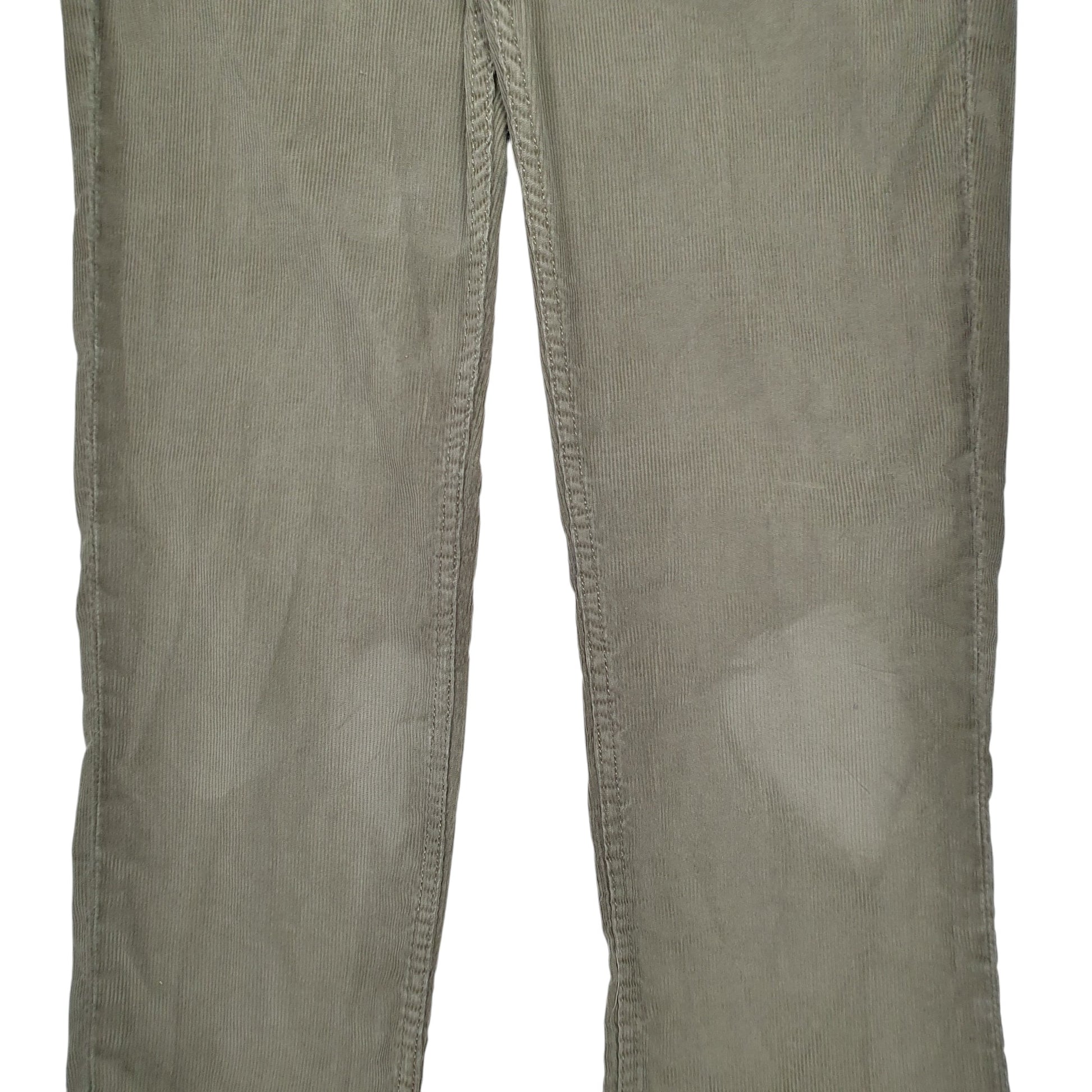 Mens Khaki Levis 511 Corduroy Trousers