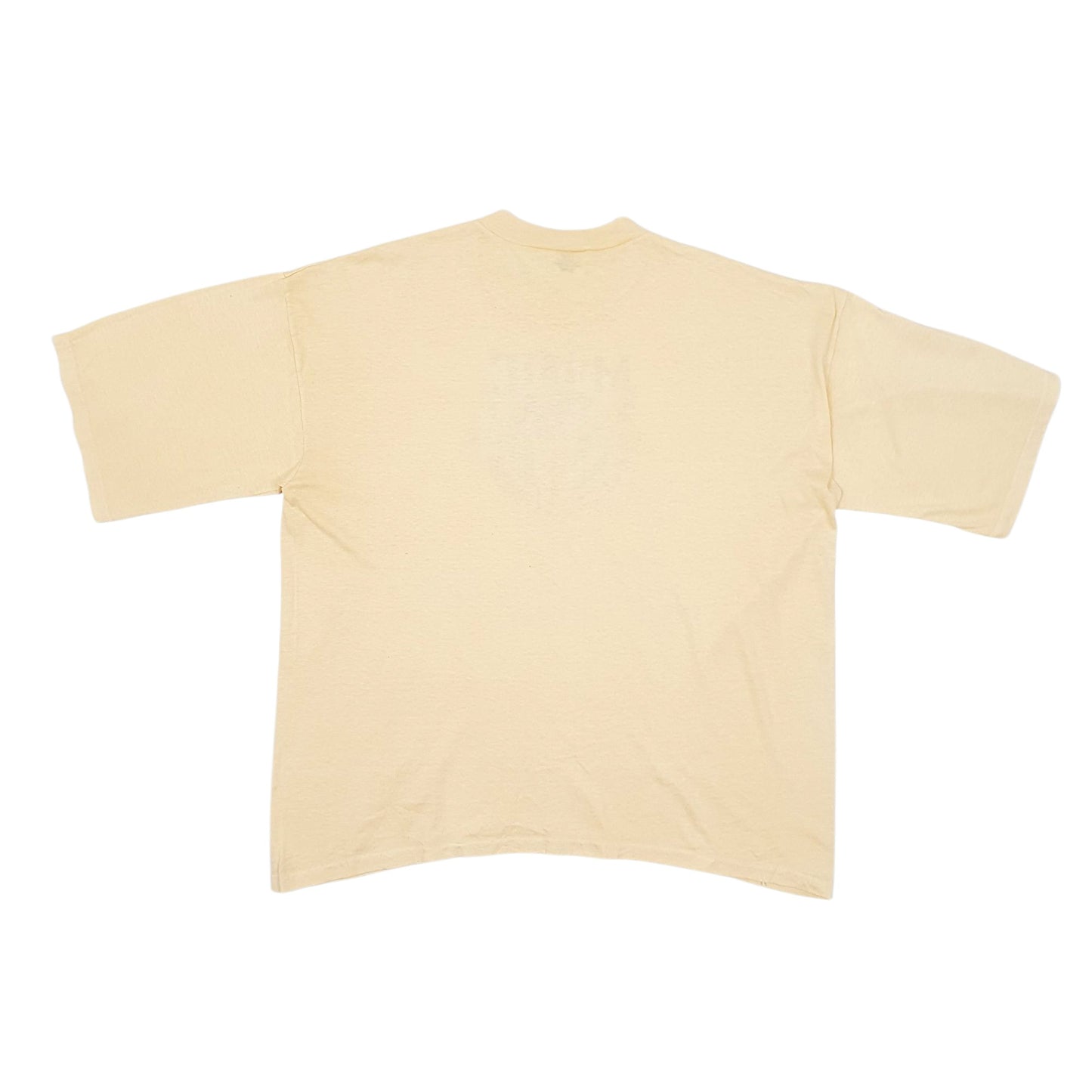 Mens Yellow Sun Belt Vintage 90s Short Sleeve T Shirt