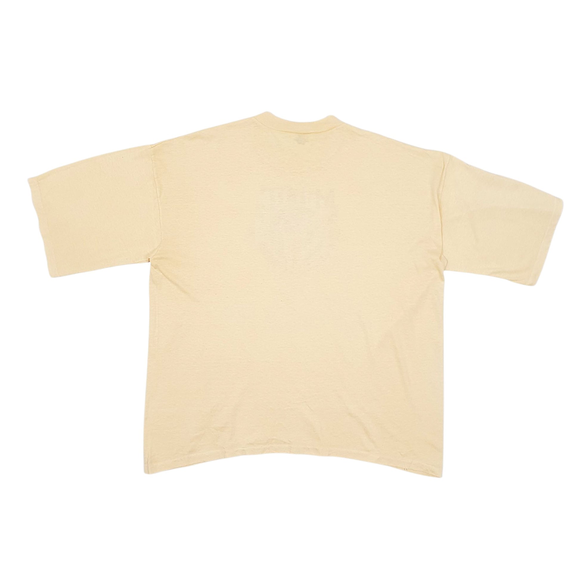 Mens Yellow Sun Belt Vintage 90s Short Sleeve T Shirt