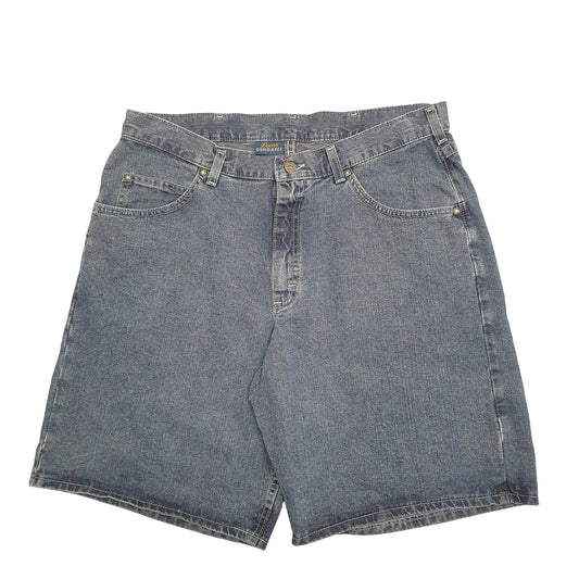 Mens Blue Lee Dungarees Denim Shorts
