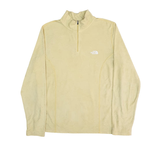 Womens Yellow The North Face Lightweight Quarter Zip Jumper