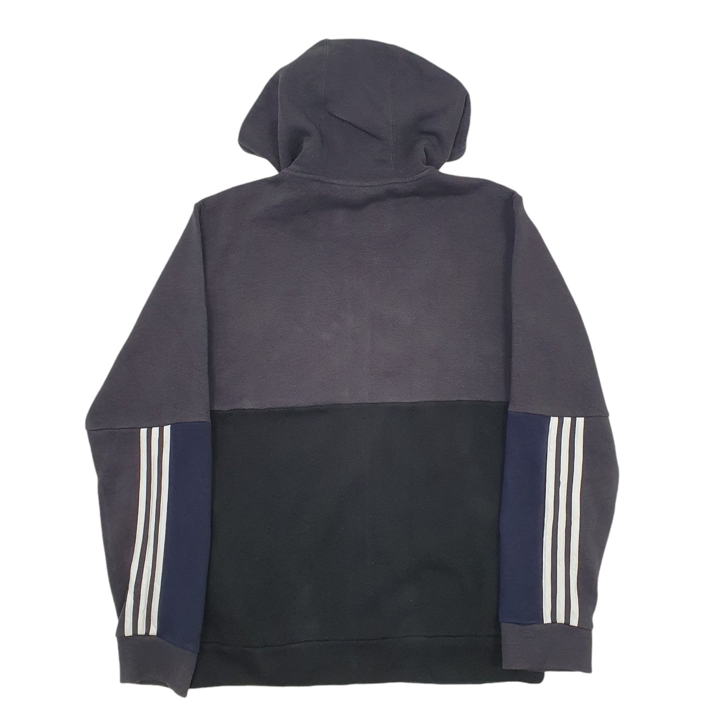 Mens Navy Adidas Hoodie Full Zip Jumper