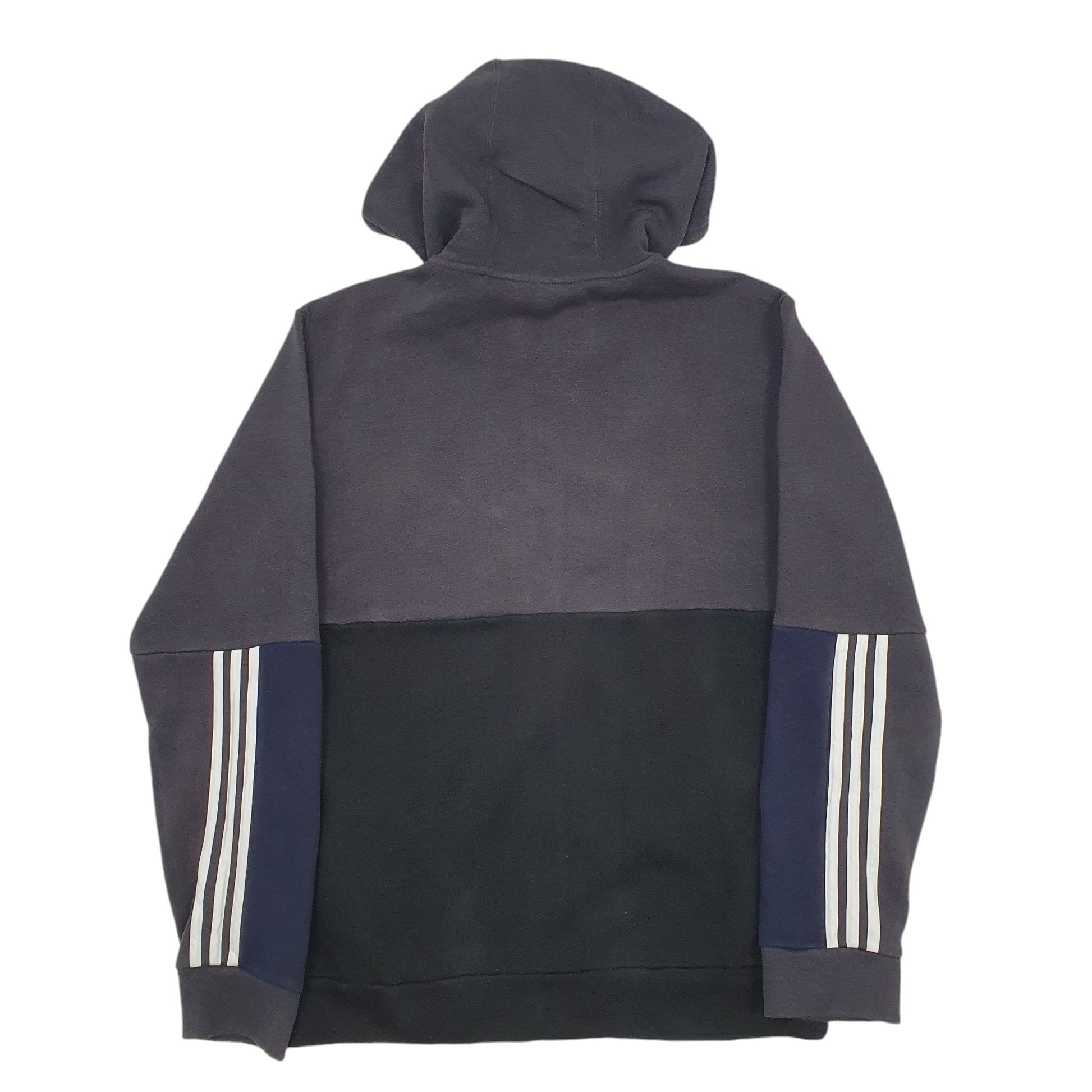 Mens Navy Adidas Hoodie Full Zip Jumper