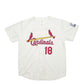 Mens Cream Cardinals MLB Baseball Jersey St Louis Cardinals Short Sleeve T Shirt