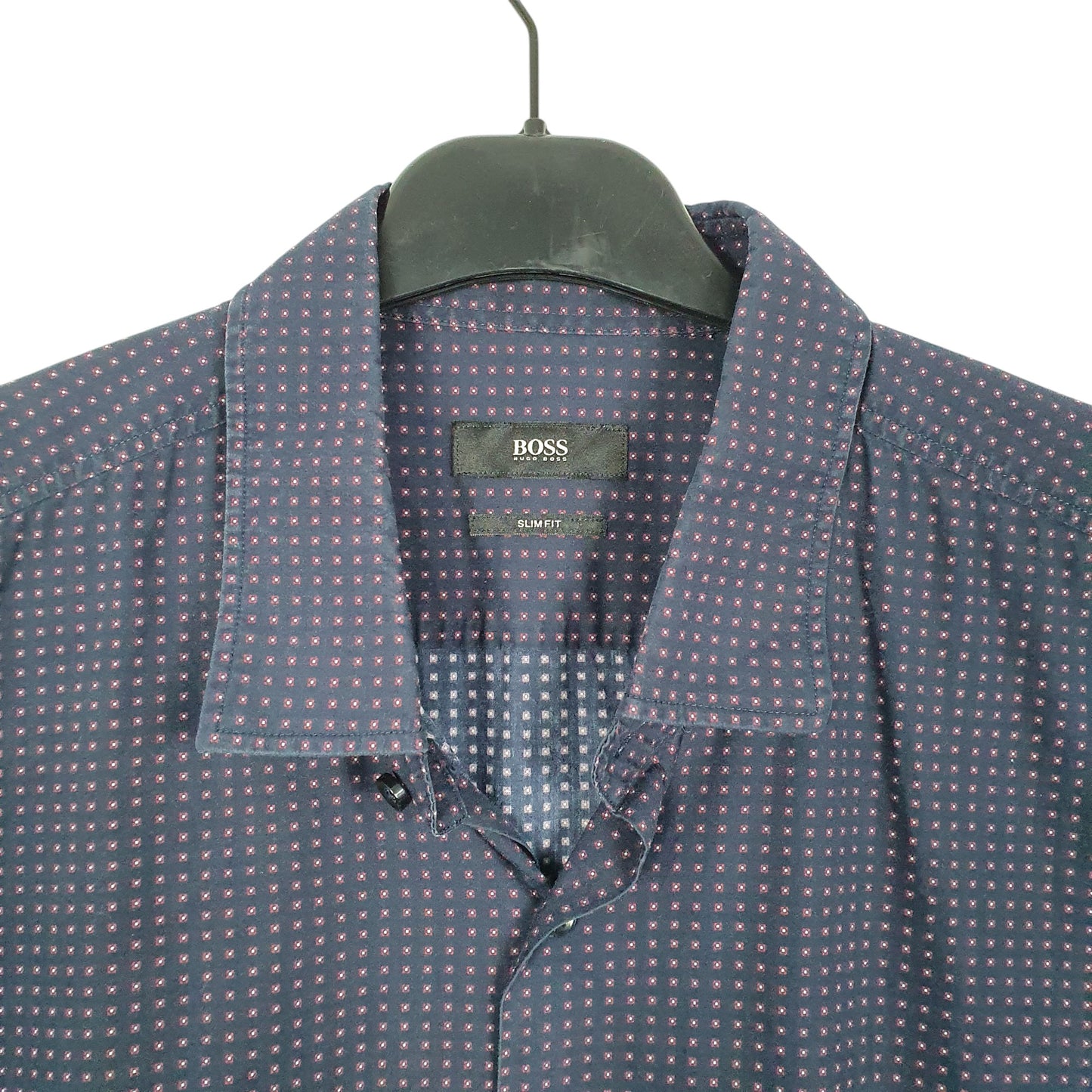 Mens Navy Hugo Boss  Long Sleeve Shirt