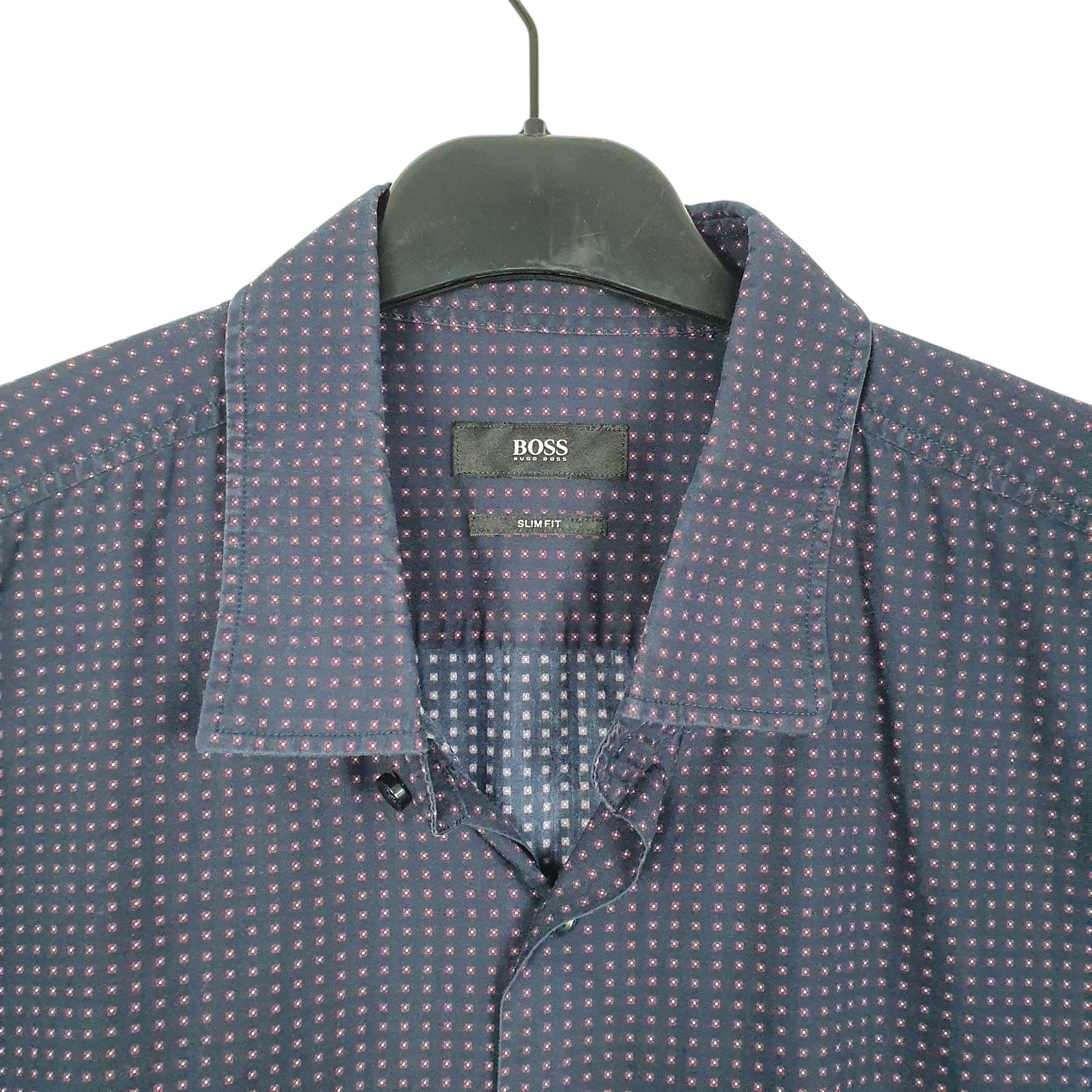 Mens Navy Hugo Boss  Long Sleeve Shirt