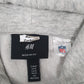 Mens Grey H&M NFL Oakland Raiders Football Hoodie Jumper