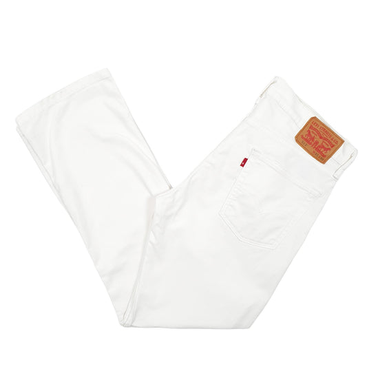 Mens White Levis 513 JeansW36 L30