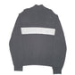 Mens Black Nautica Knit Quarter Zip Jumper