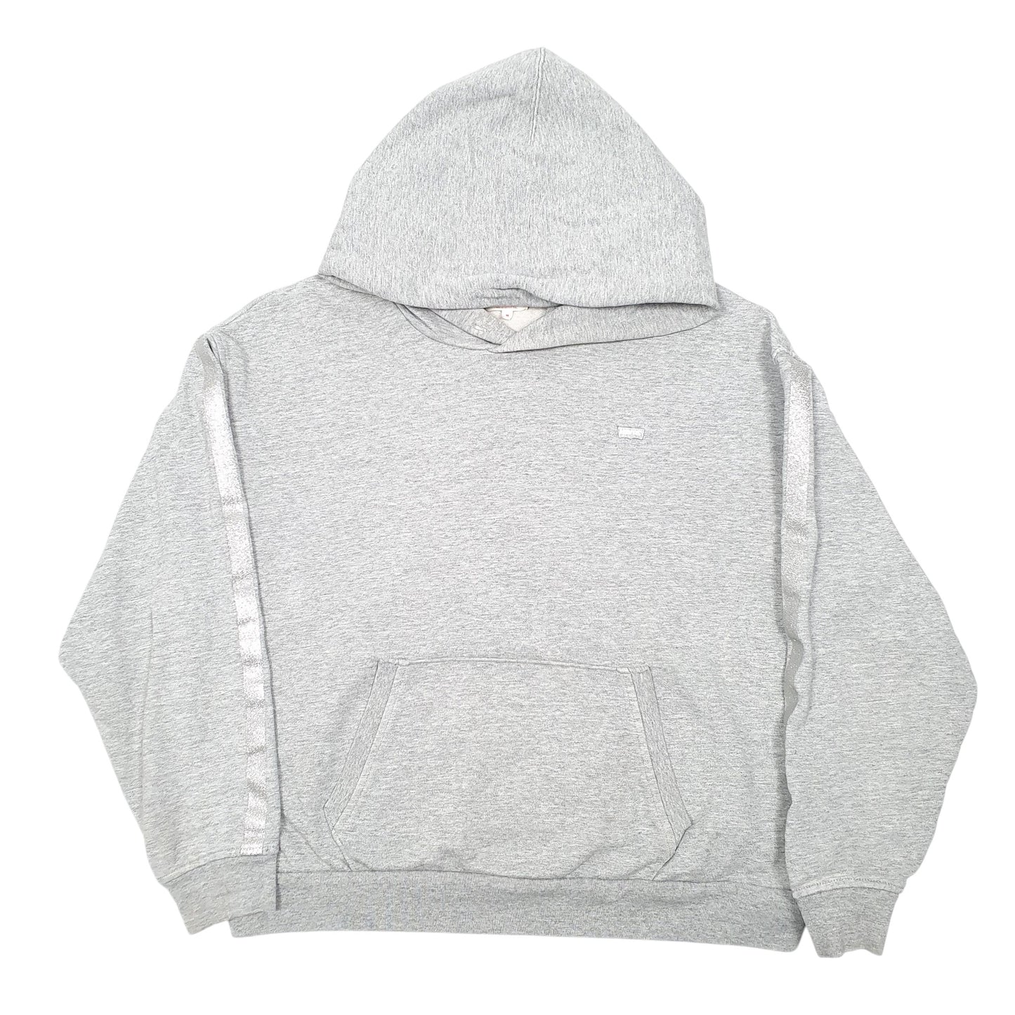 Womens Grey Levis Silver Sparkle Hoodie Jumper