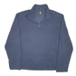 Mens Navy Starter  Quarter Zip Jumper