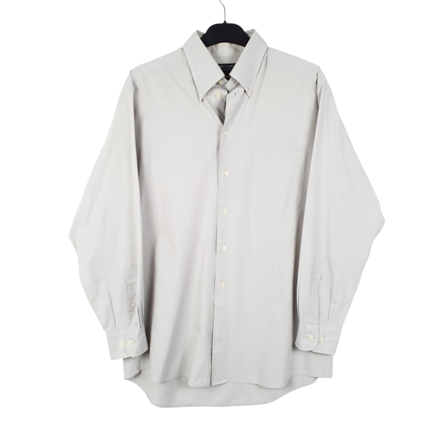 Mens Grey Dockers Dress Long Sleeve Shirt