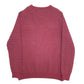 Mens Burgundy Tommy Hilfiger Knit Crewneck Jumper