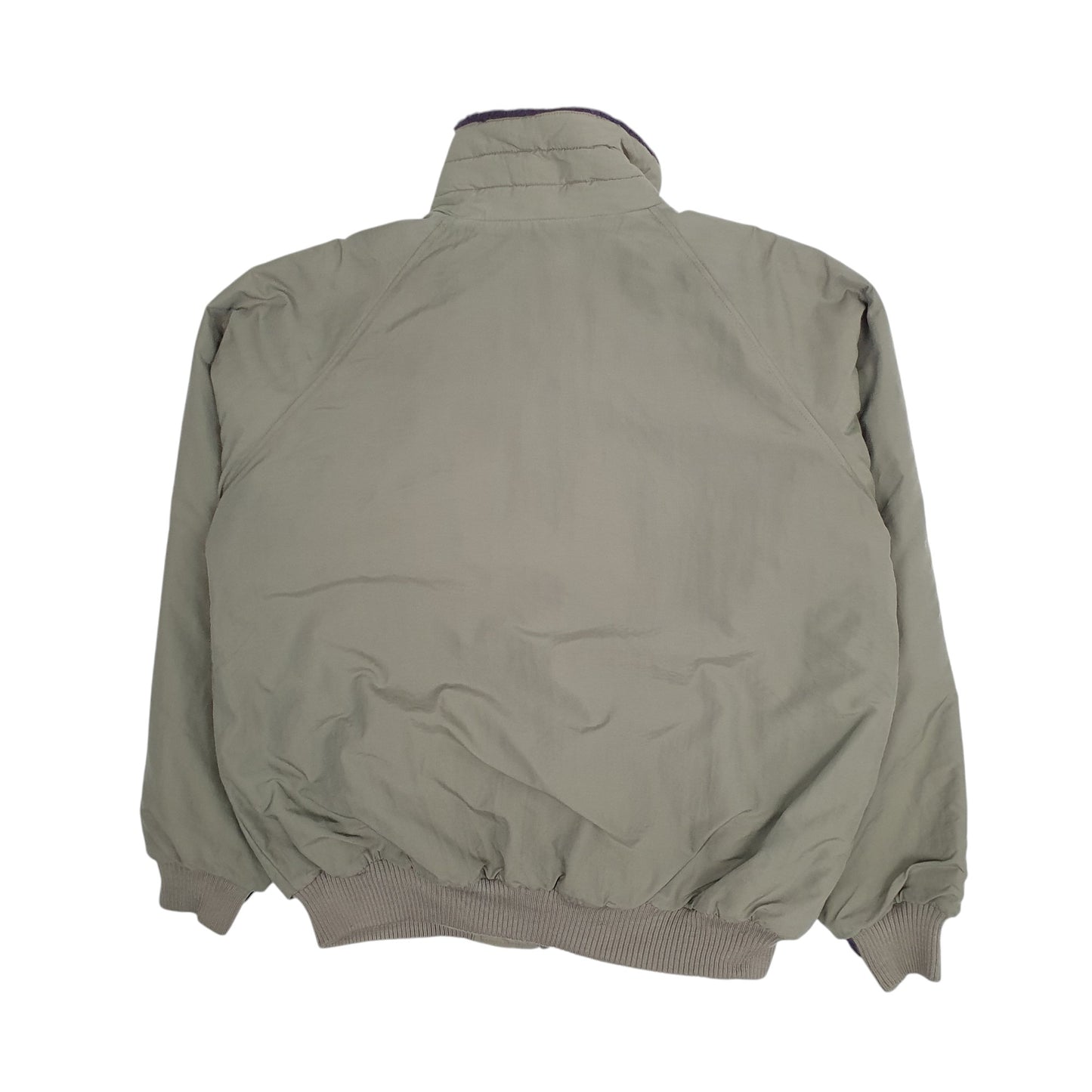 Mens Green Columbia Sportswear Company Vintage 90s Bomber Sherpa Lined  Coat