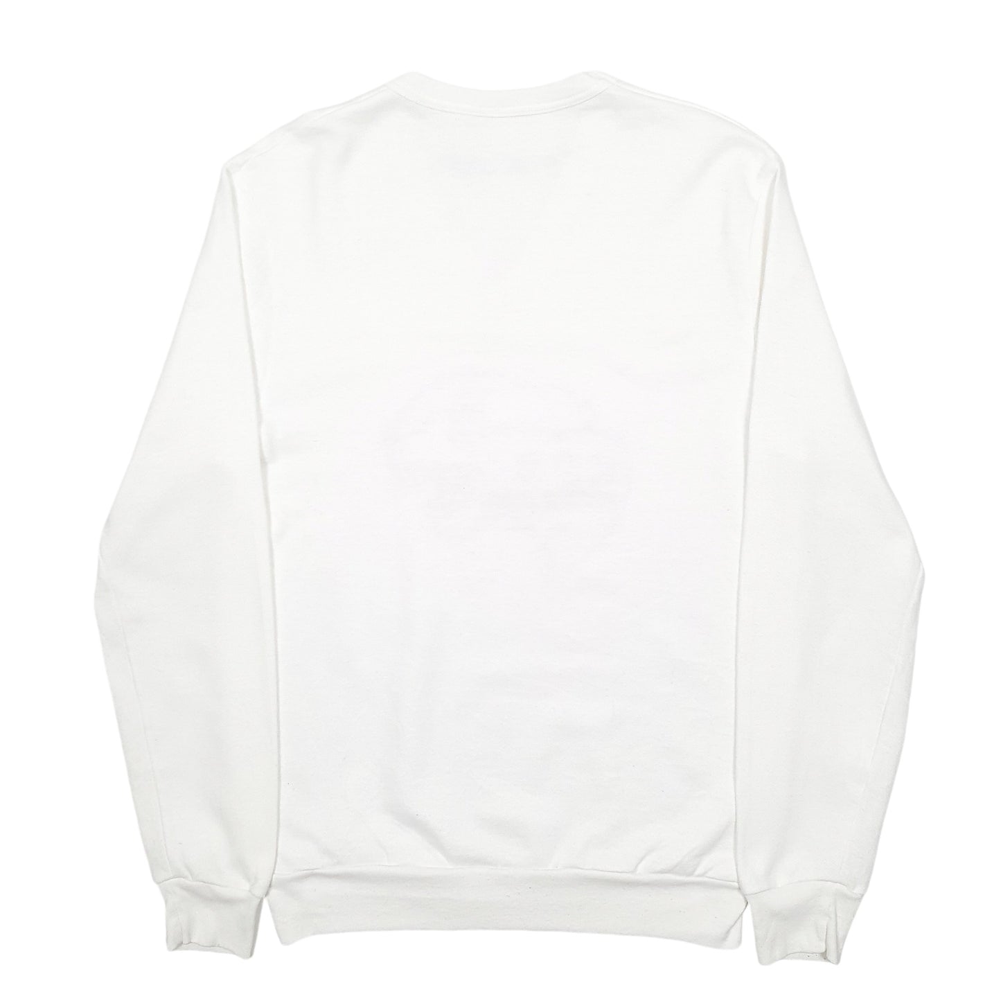 Mens White Unbranded CPS Cougars Spellout Crewneck Jumper