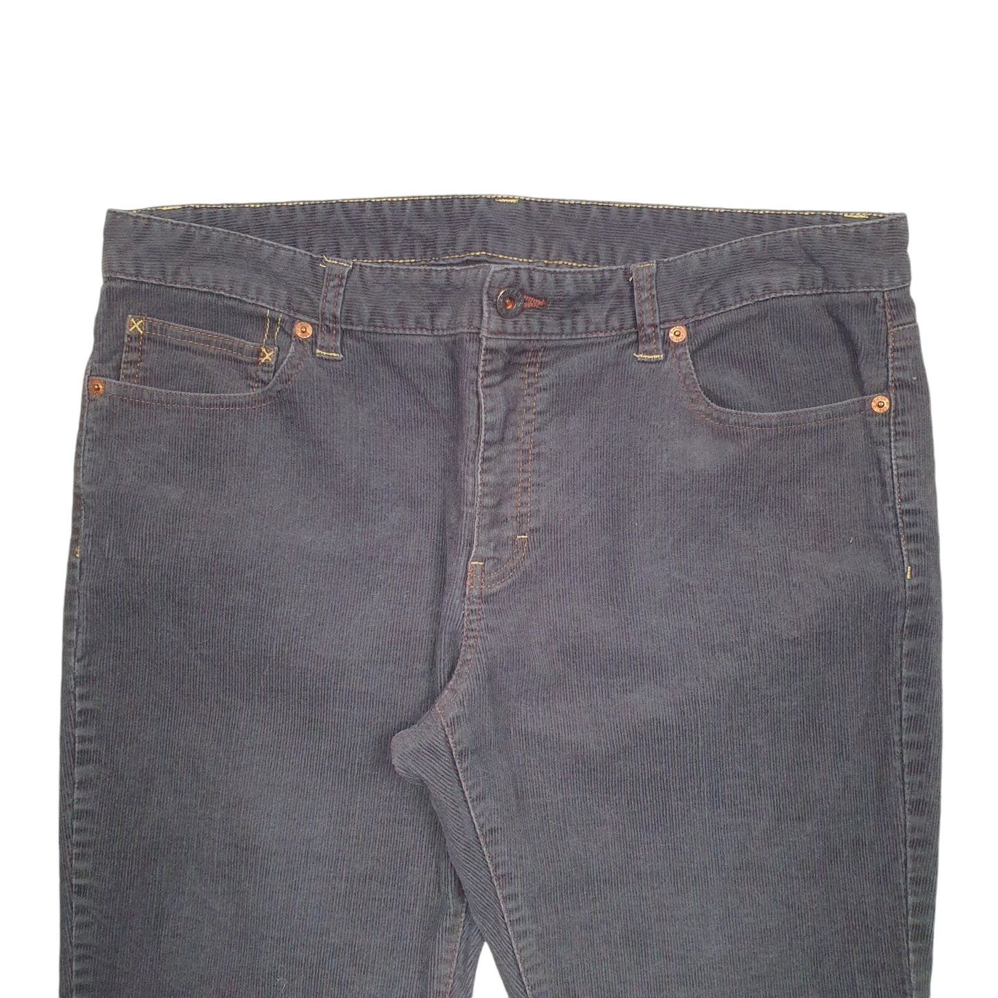 Womens Grey Polo Ralph Lauren Bootcut Corduroy Trousers