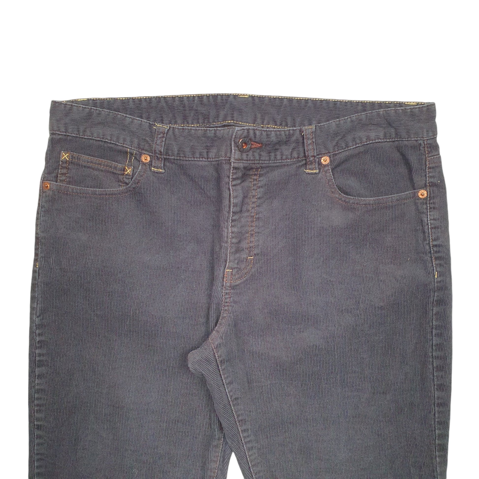 Womens Grey Polo Ralph Lauren Bootcut Corduroy Trousers