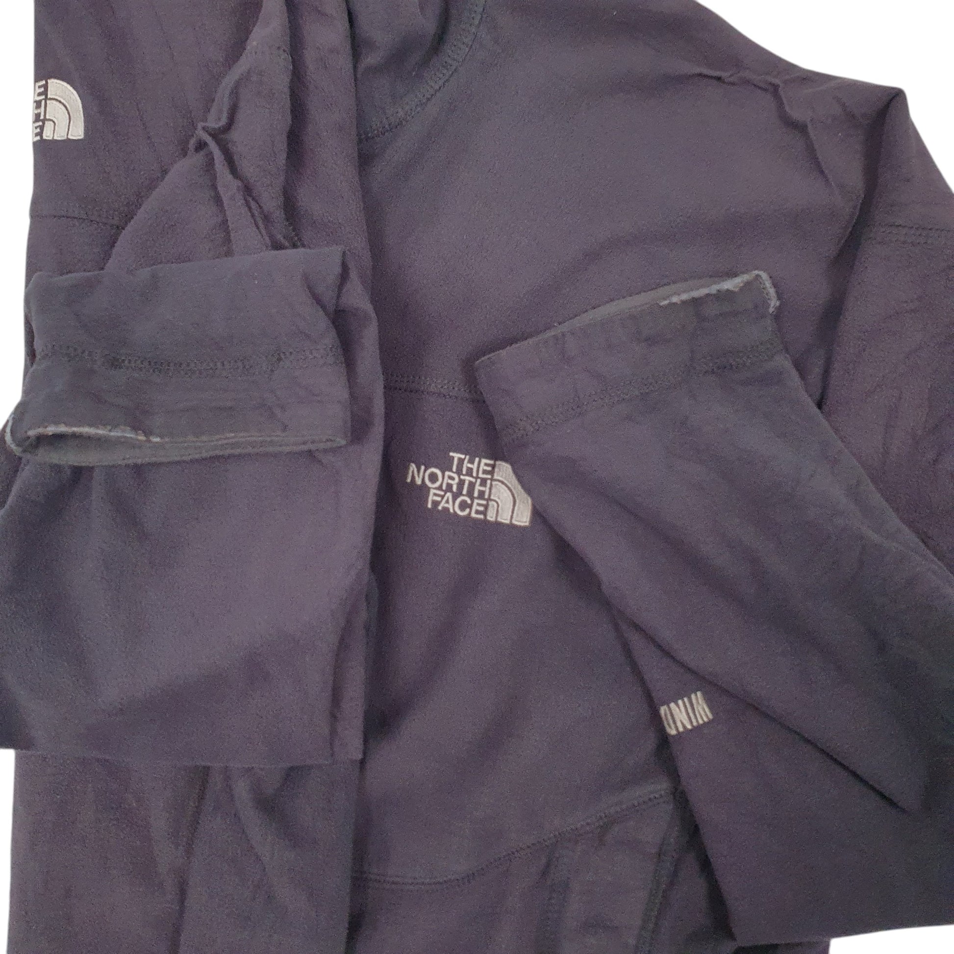 Mens Grey The North Face Windwall Full Zip Jumper