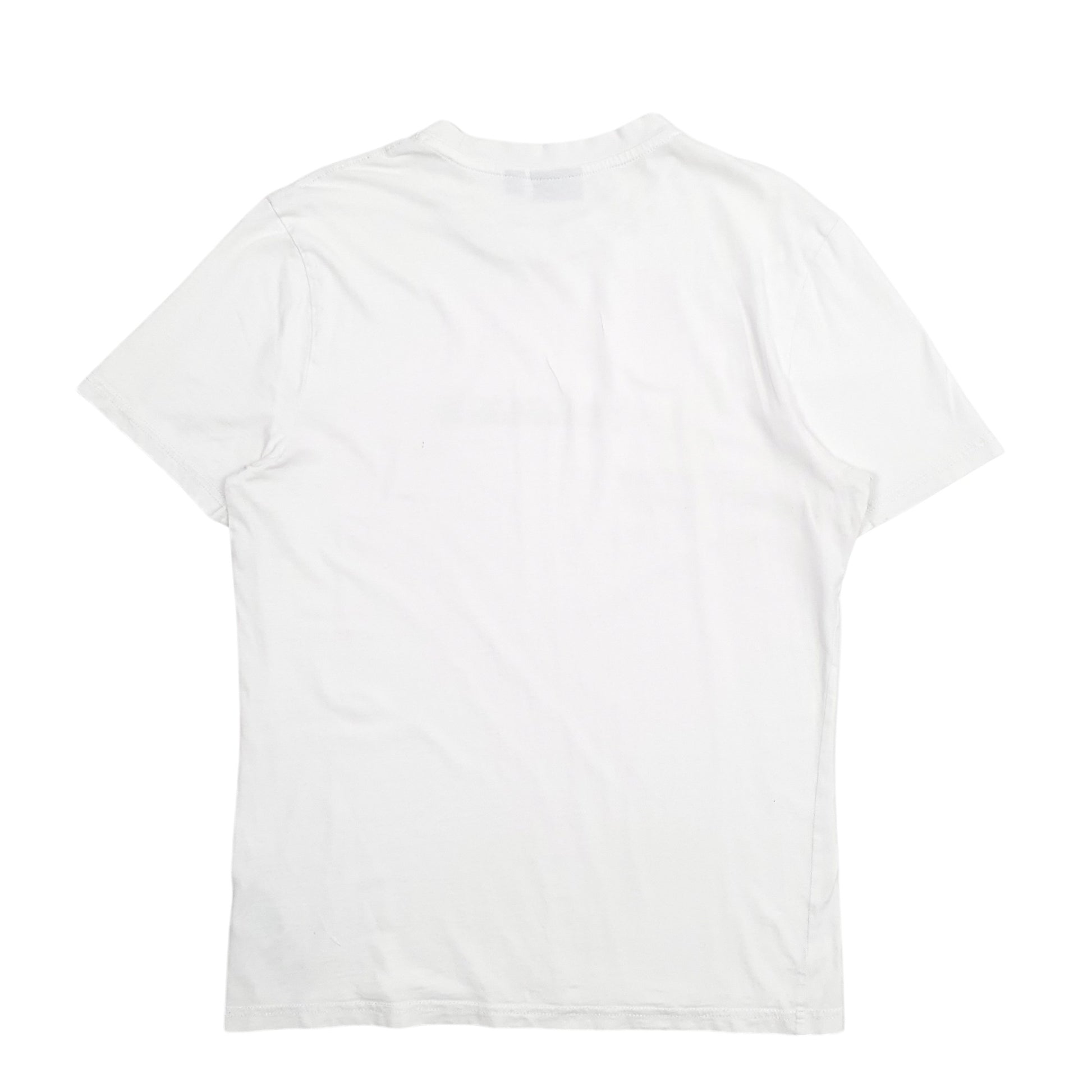 Mens White Napapijri Spellout Short Sleeve T Shirt