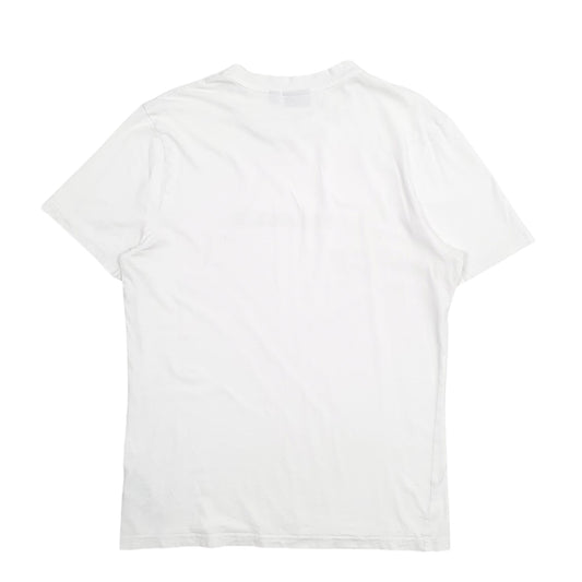 Mens White Napapijri Spellout Short Sleeve T Shirt