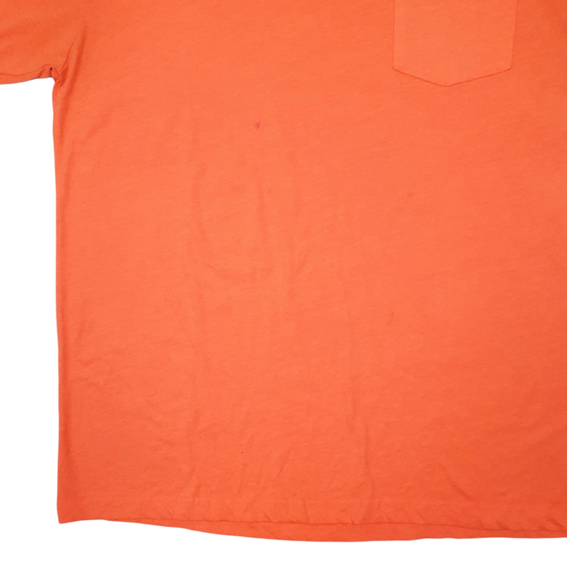 Mens Orange Dickies Pocket Workwear High Vis Short Sleeve T Shirt