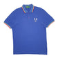 Mens Blue Fred Perry Italia Short Sleeve Polo Shirt