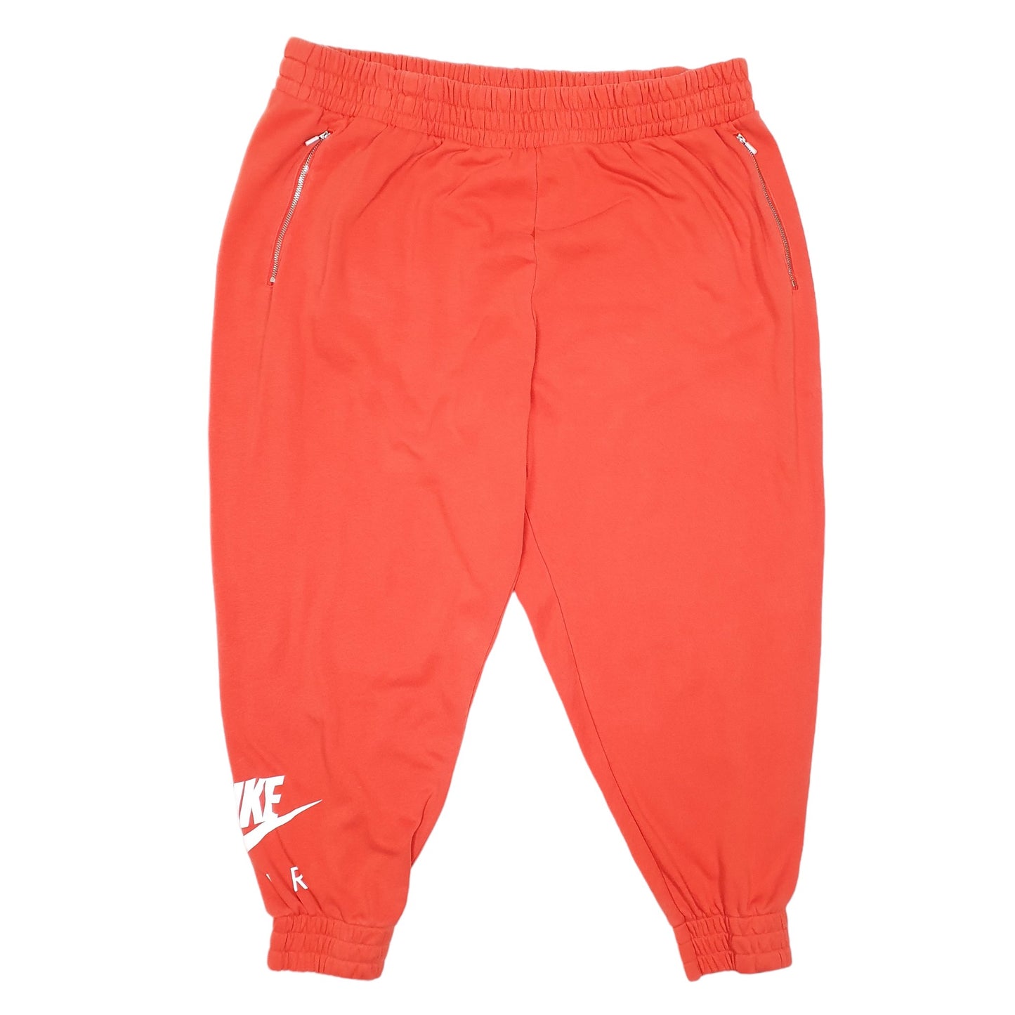 Womens Red Nike Air Sweats Jogger Trousers
