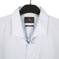 Mens Blue Moss Skinny London Long Sleeve Shirt