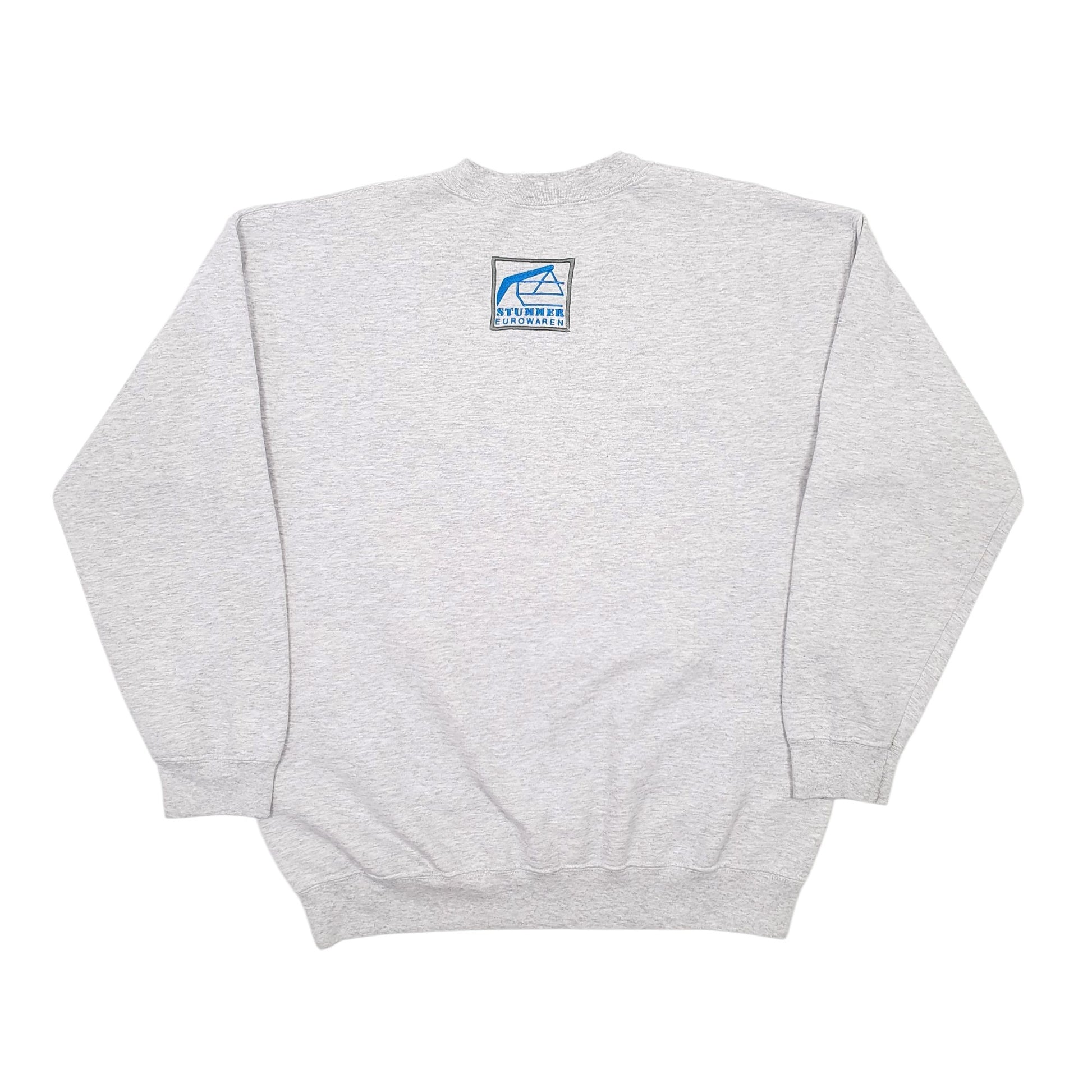 Mens Grey Gildan Vintage Crewneck Jumper
