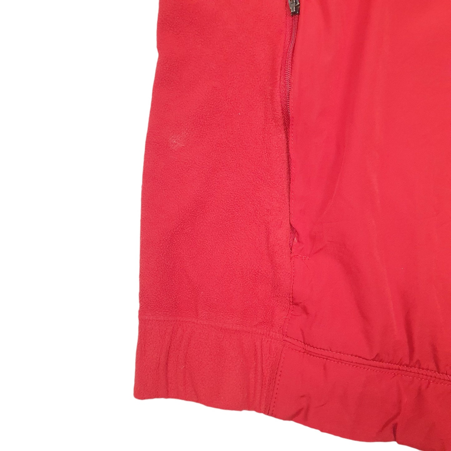 Mens Red Adidas Scorch Lower Columbia College Softball USA Full Zip Jumper