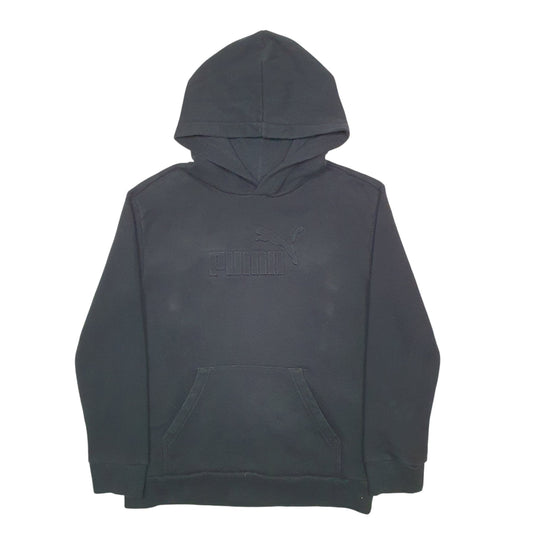 Womens Black Puma  Hoodie Jumper