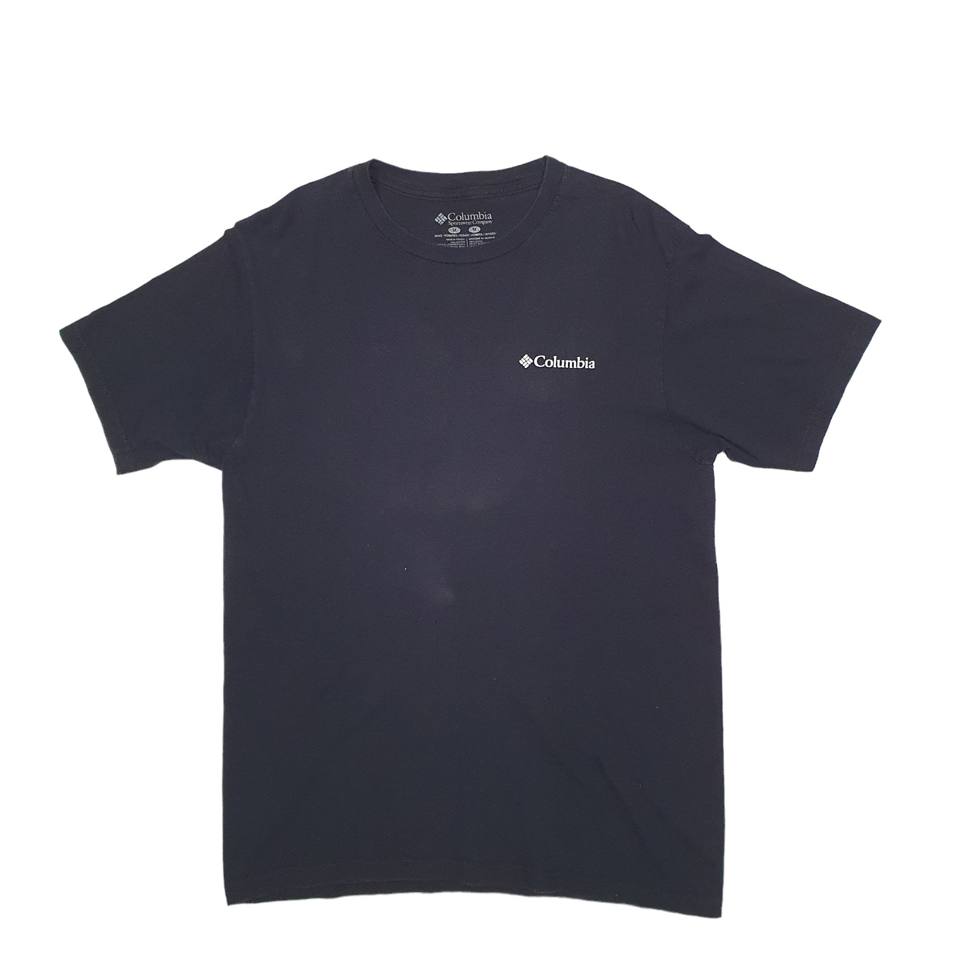 Mens Black Columbia Sportswear Spellout Short Sleeve T Shirt