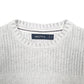 Mens Grey Nautica Knit anchor Crewneck Jumper