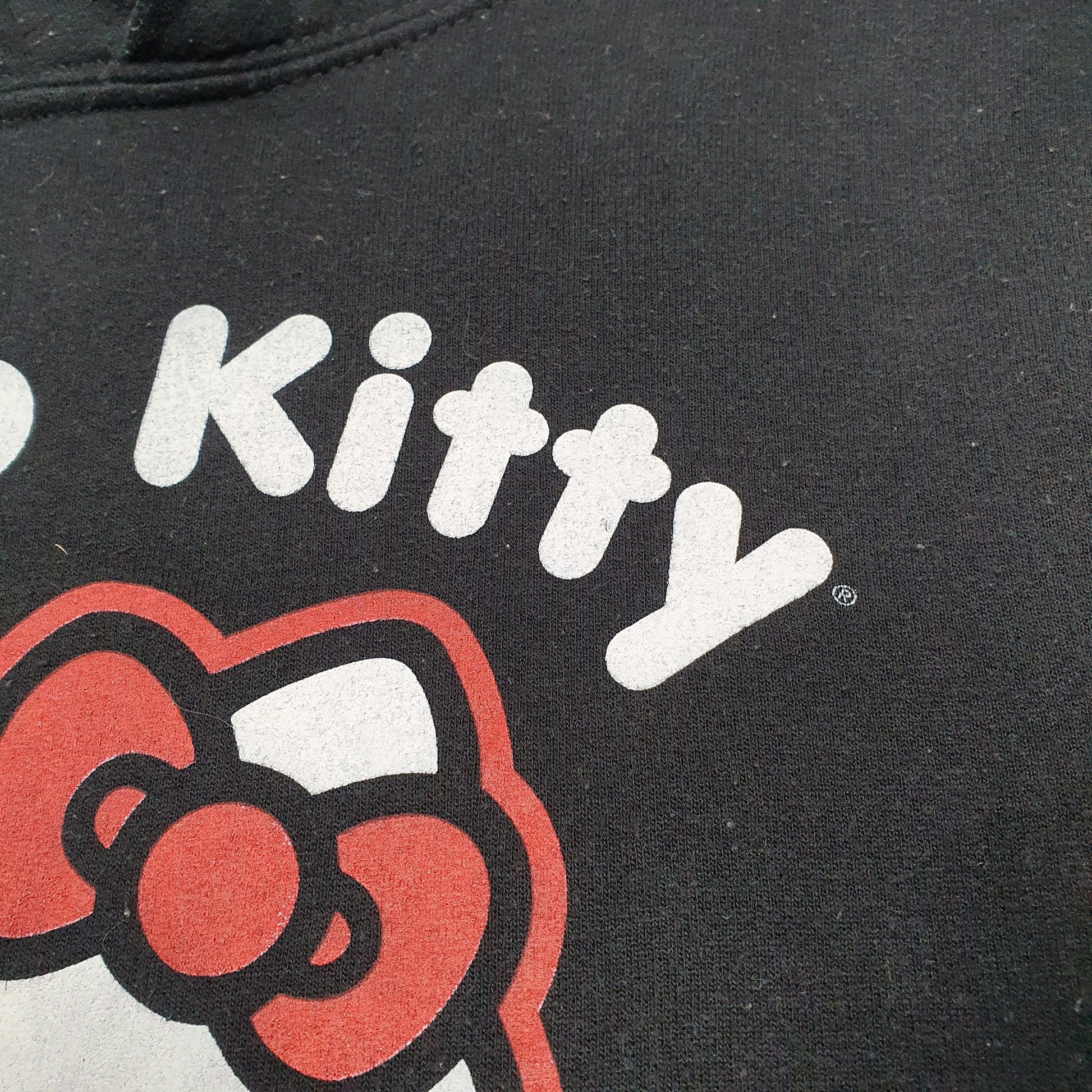 Womens Black Hello Kitty Tokyo Hoodie Jumper