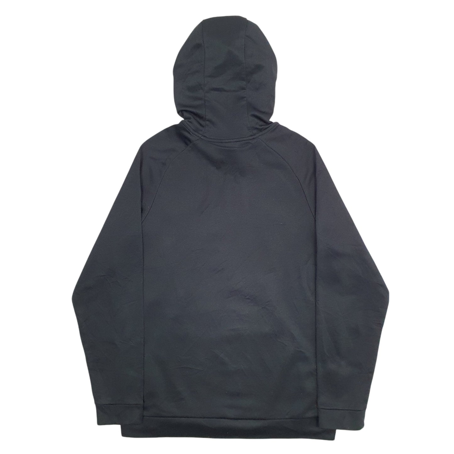 Mens Black Nike Spellout Pattern Dri-Fit Hoodie Jumper