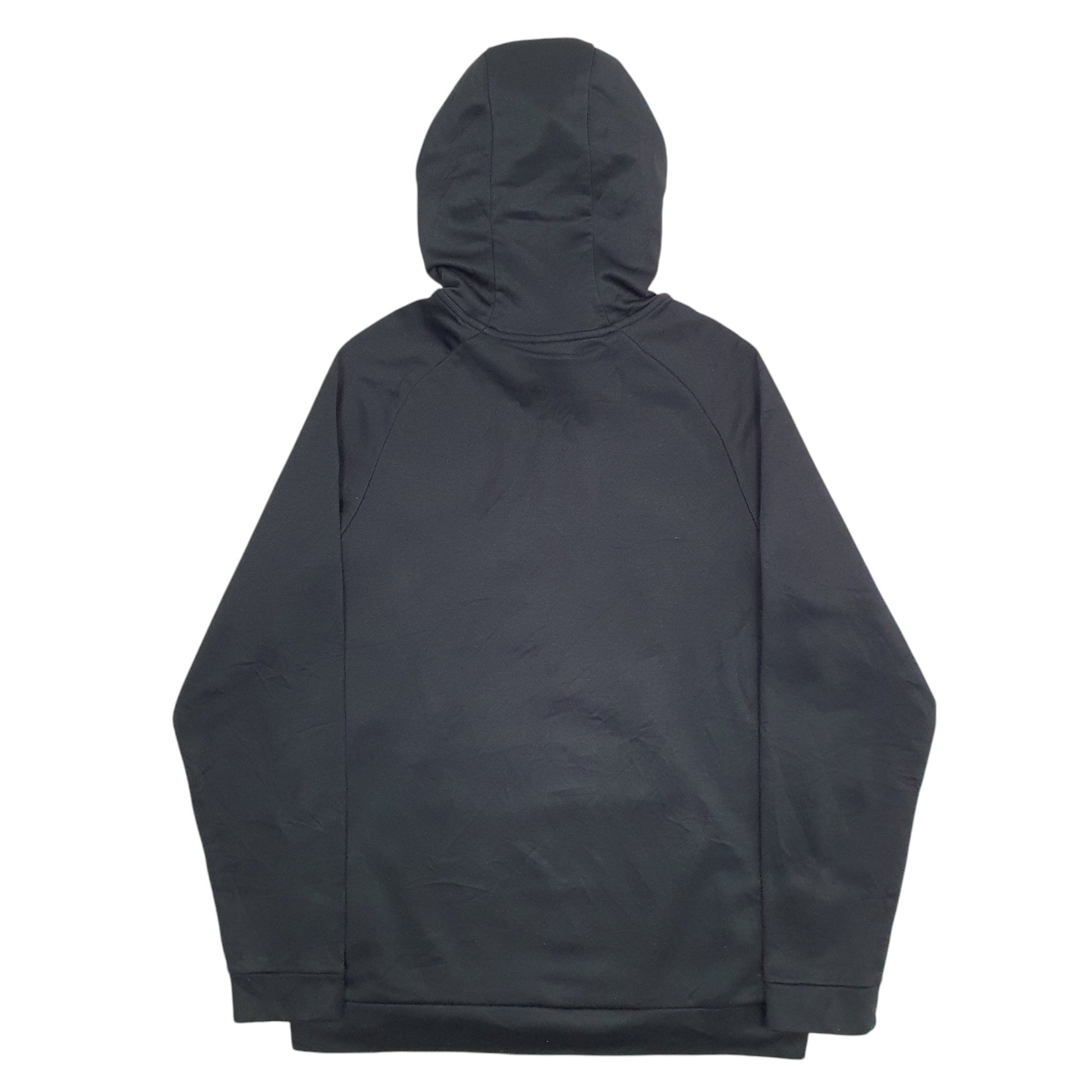 Mens Black Nike Spellout Pattern Dri-Fit Hoodie Jumper