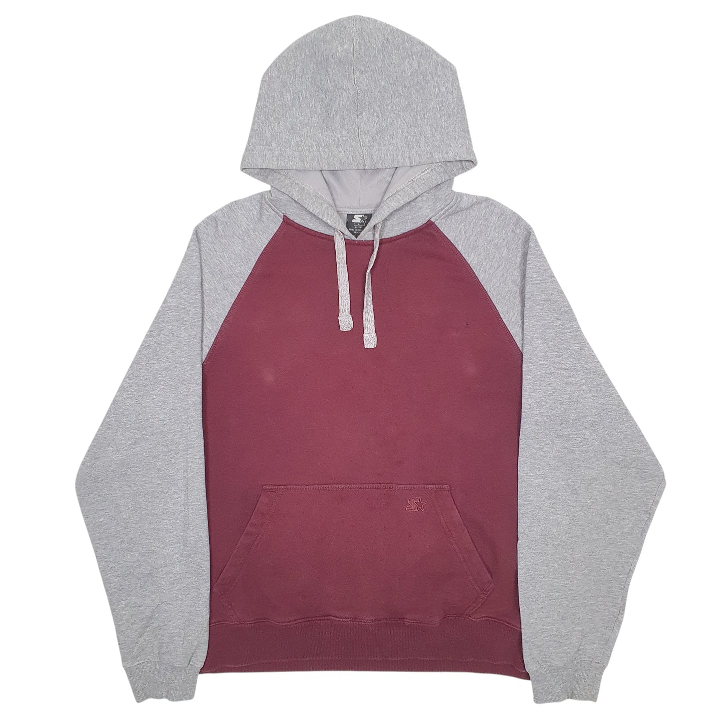 Mens Burgundy Starter  Hoodie Jumper