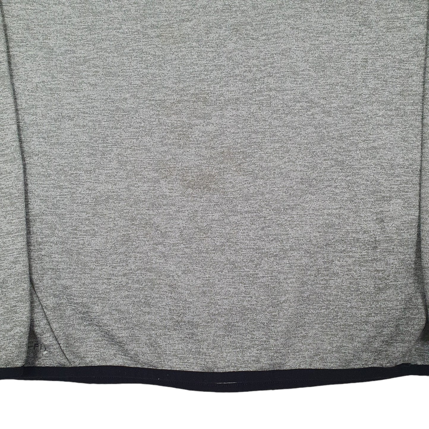 Mens Grey Nike Dri Fit Activewear Quarter Zip Jumper
