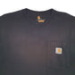 Mens Black Carhartt  Short Sleeve T Shirt